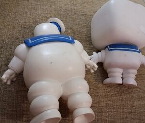 Stay Puft Marshmallow Man Action Figure - White and Blue